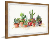 "Potted Plants" Framed Painting Print, 30"x20"
