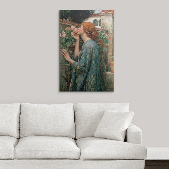 "The Soul of the Rose, 1908" Canvas Art, 24"x36"x1.25"
