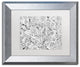 Hello Angel ''Love in the Garden'' Art, Silver Frame, White Mat, 14x11