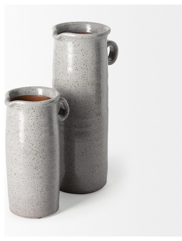 Gray Speckle Decorative Ceramic Jug