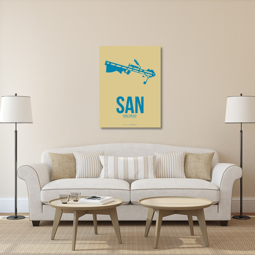"SAN San Diego Poster 3" Fine Art Print