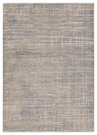 Pinon Striped Silver/ Taupe Area Rug 9'X12'