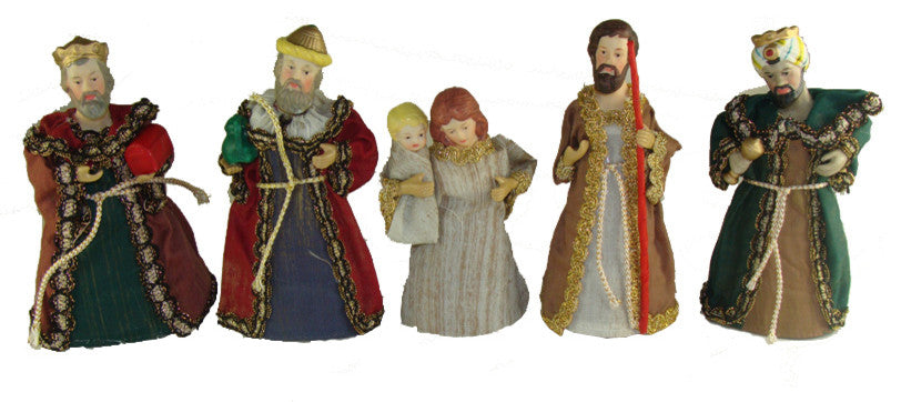 Club Holy Family and Wise Men Christmas Nativity Figurines, Set of 120