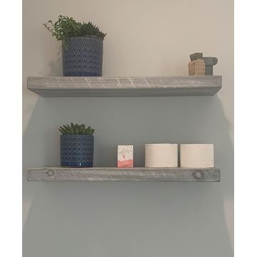 2"x10" Rustic, Floating Shelf, Heavy Duty, Dishes, Easy Hang Mounting Included,