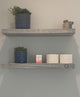 2"x10" Rustic, Floating Shelf, Heavy Duty, Dishes, Easy Hang Mounting Included,