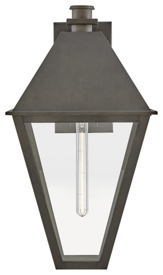 Hinkley Endsley Large Wall Mount Lantern, Blackened Brass