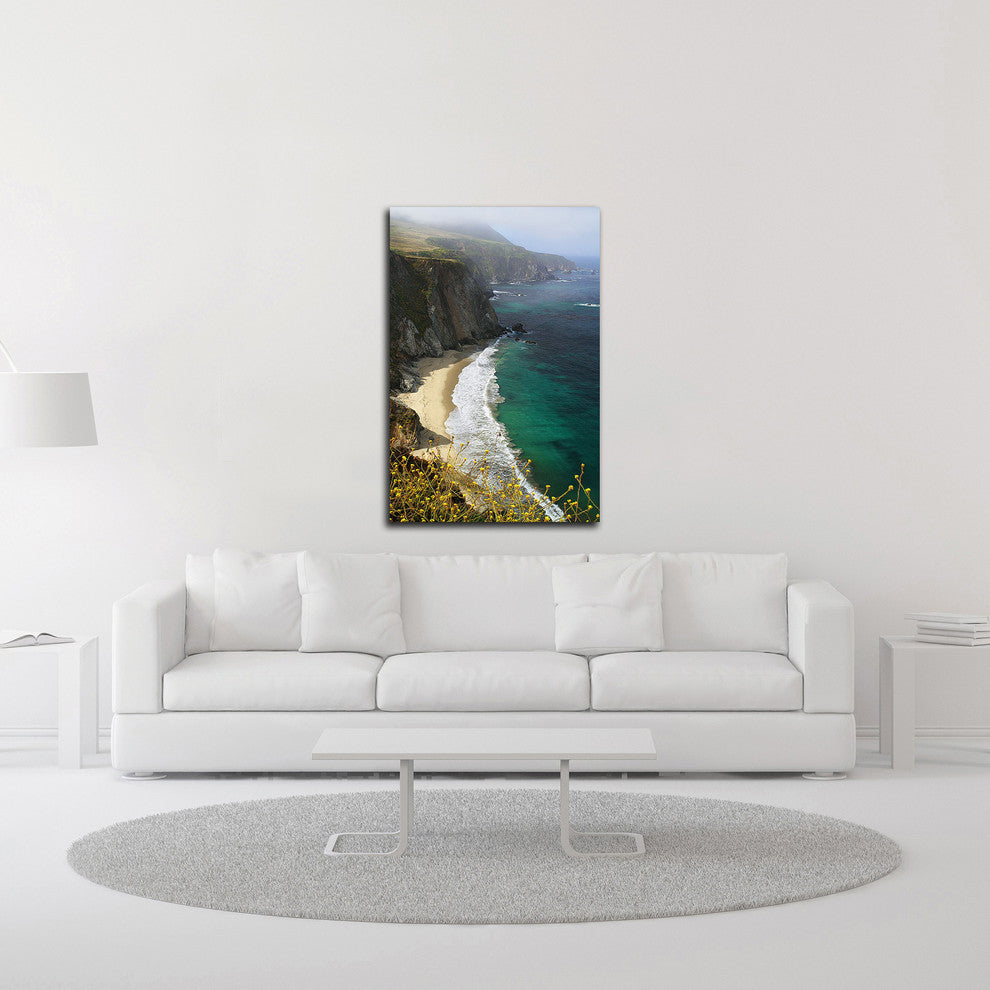 Big Sur Coast by Winthrope Hiers, Print on Canvas, 16"x24"