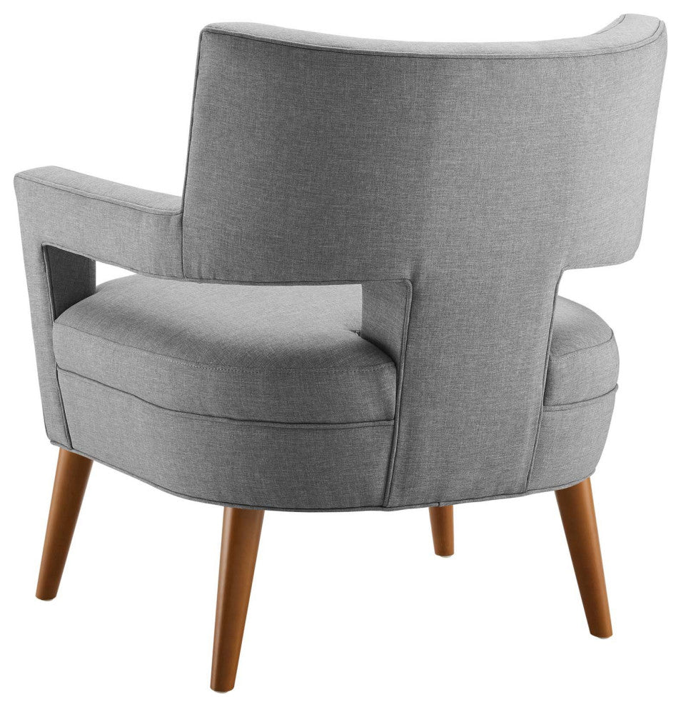 Armchair and Loveseat Sofa Set, Fabric, Gray, Modern, Lounge Hospitality