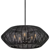 Hinkley Lighting 10385 Luca 5 Light 28"W Lisa McDennon Open Air - Black