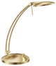 Dessau Arch LED Desk and Reading Lamp, Satin Brass