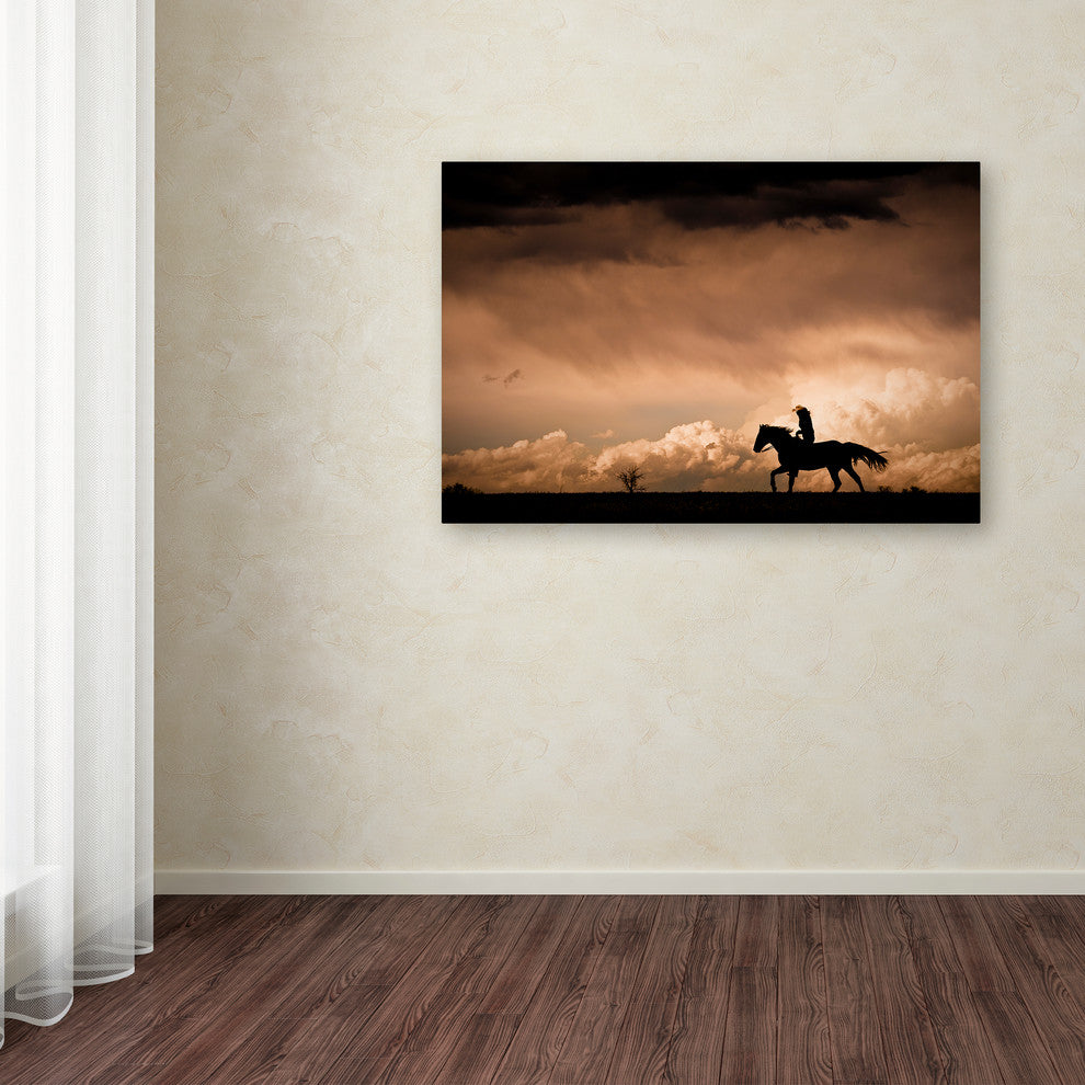 Dan Ballard 'Ride the Storm' Canvas Art, 32"x22"