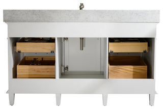 60" Single Sink Vanity, White