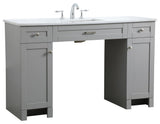 54" ADA Compliant Bathroom Vanity, Gray