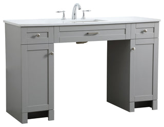 54" ADA Compliant Bathroom Vanity, Gray
