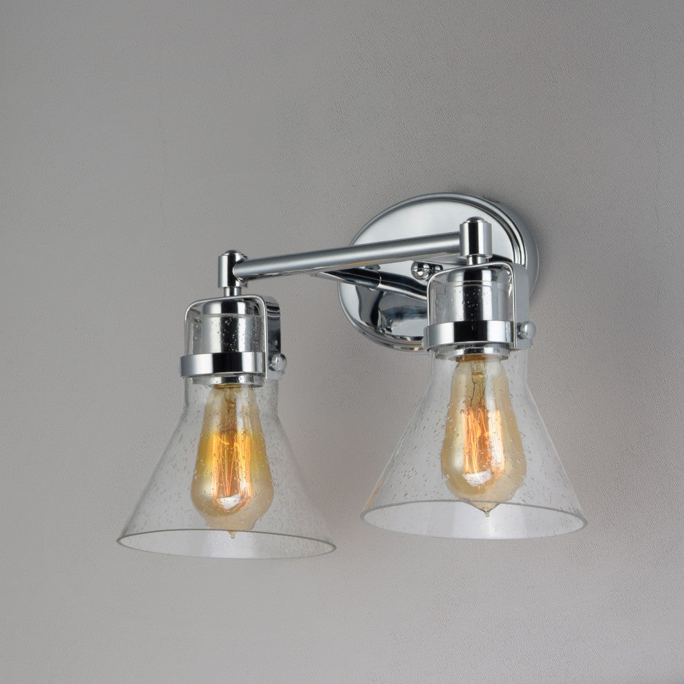 Maxim 26112 Seafarer 15" Seedy Glass Bathroom Light - Oil Rubbed Bronze