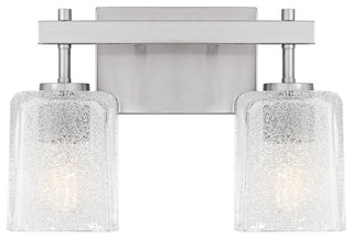 Quoizel BTH8613 Brenthouse 2 Light 14"W Vanity Light - Brushed Nickel