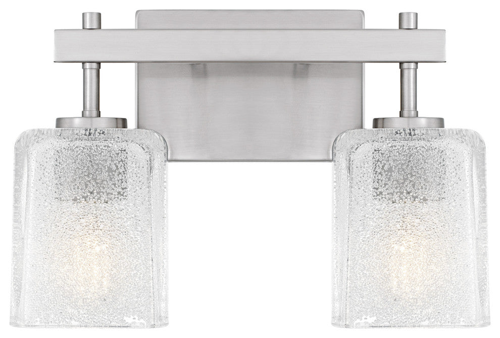 Quoizel BTH8613 Brenthouse 2 Light 14"W Vanity Light - Brushed Nickel