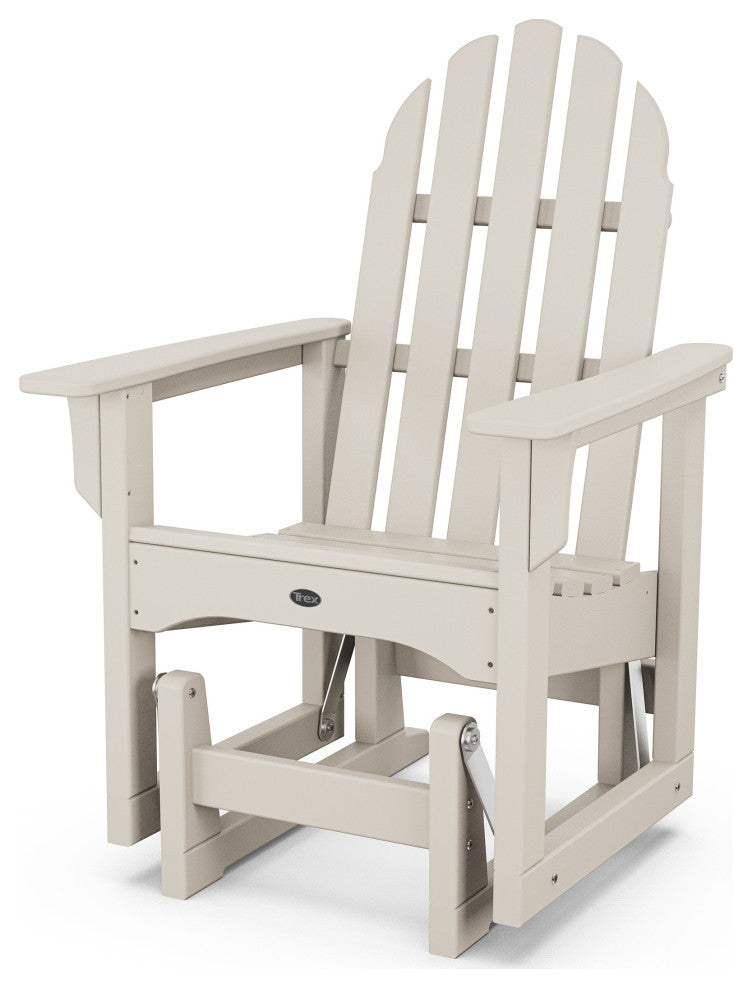 Cape Cod Adirondack Glider Chair, Sand Castle