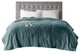 Serta Plush Heated Blanket, Teal