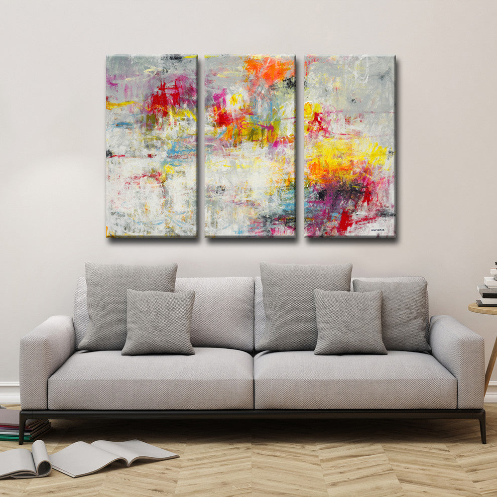 Day in the Sun by Norman Wyatt Jr. 3-Piece Wrapped Canvas Set, 24"x36"