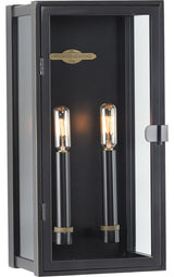 Stature 2-Light Oil Rubbed Bronze Transitional Outdoor Medium Wall Light