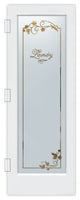Laundry Door - Grape Ivy Melany - Primed - 32" x 80" - Book/Slab Door