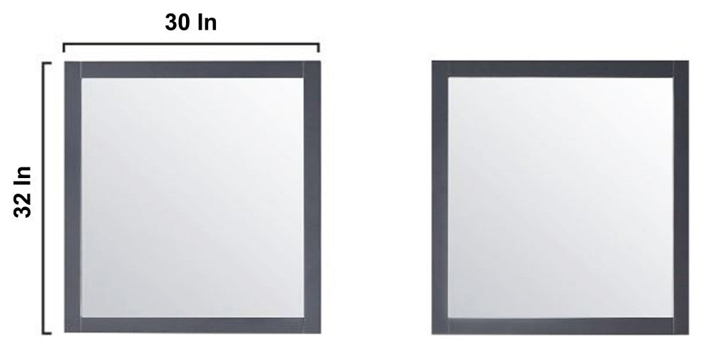 Marsyas 80" Brown Double Vanity Cabinet Quartz Top Sinks, 30" Wall Mirrors