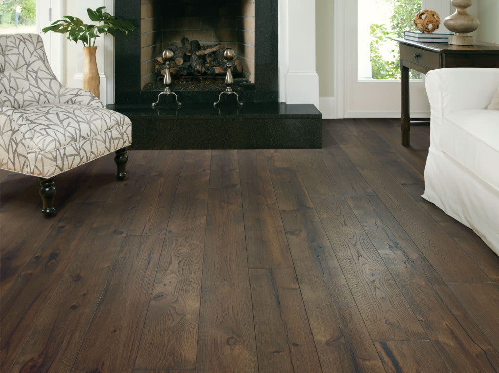Shaw SW673 Reflections Hickory 7"W Wire Brushed Engineered - Luminous