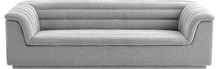 Cascade Upholstered Set, Grey, Boucle Fabric, Sofa