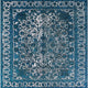 Ahgly Company Indoor Square Mid-Century Modern Area Rugs, 8' Square
