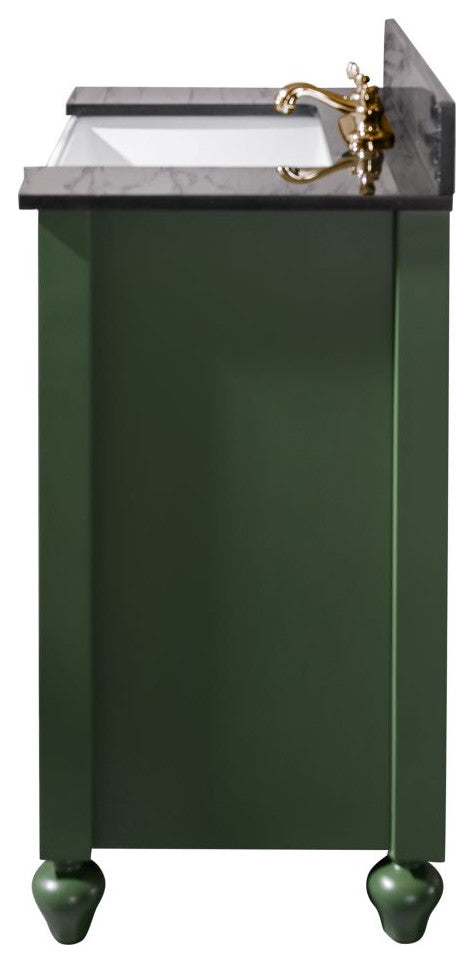 30" Vogue Green Sink Vanity Without Faucet