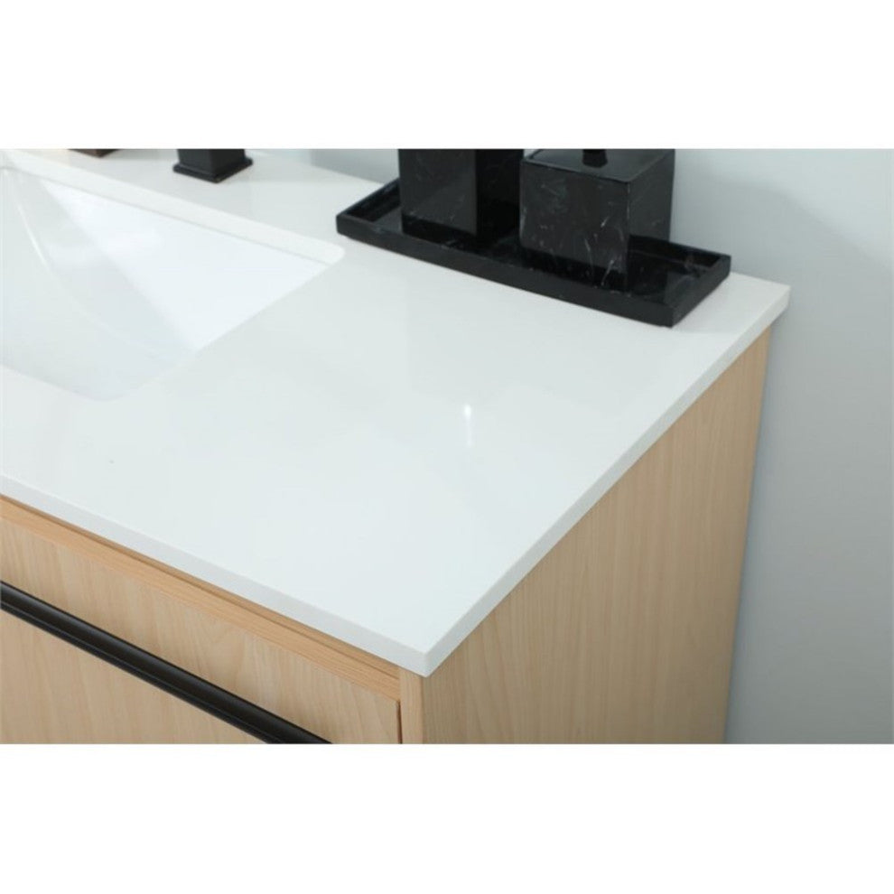 Elegant Decor Sloane Bathroom Vanity Maple