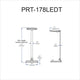 Black Modern Table Lamp With White Acrylic
