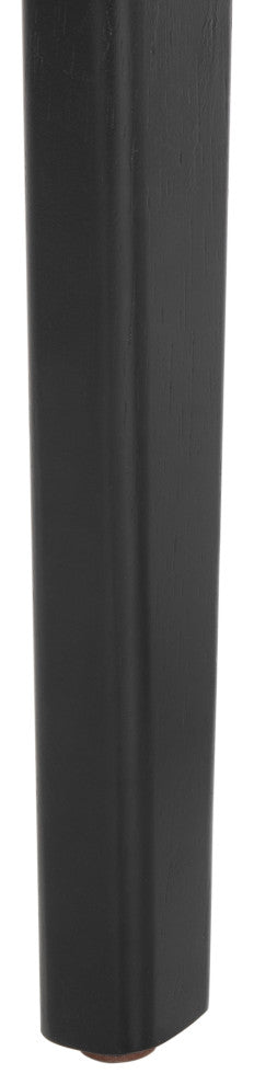 Safavieh Lucca Retro Dining Chair, Set of 2, Black/Black