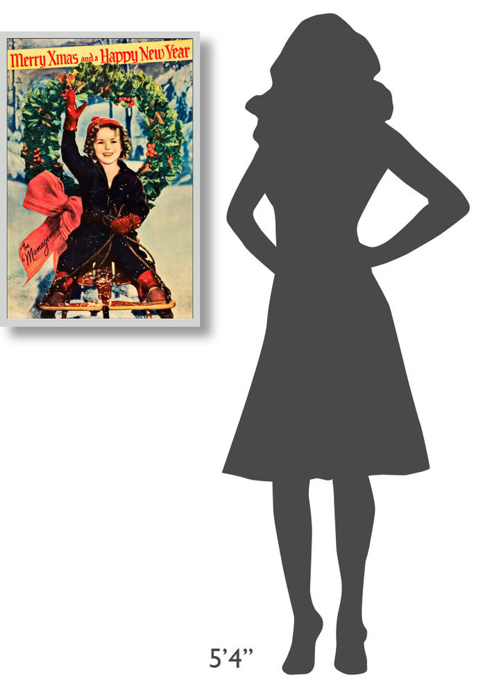 "Shirley Temple - Merry Christmas" Canvas by Hollywood Photo Archive, 20x30"
