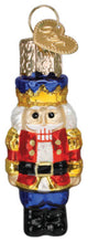 Old World Christmas Mini Nutcracker Soldier Blown Glass Holiday Tree Ornament