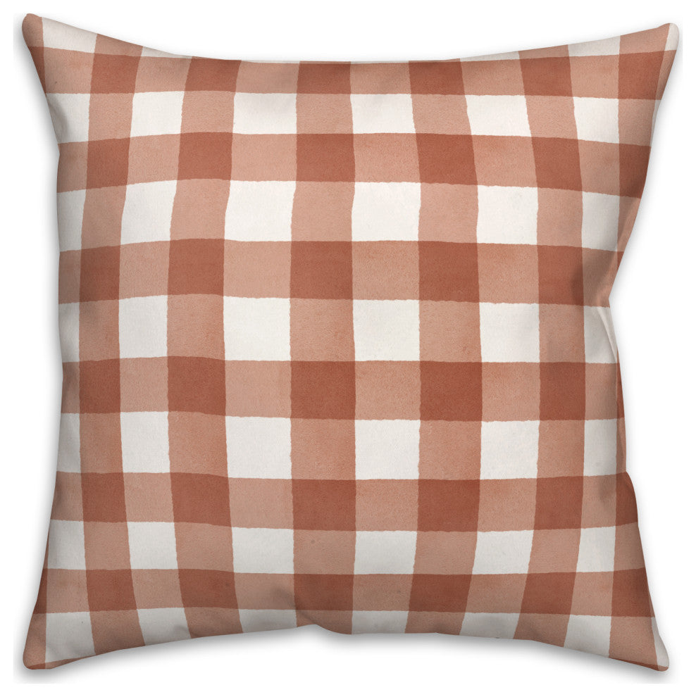 Blue Pumpkin Monogram I 18x18 Spun Poly Pillow