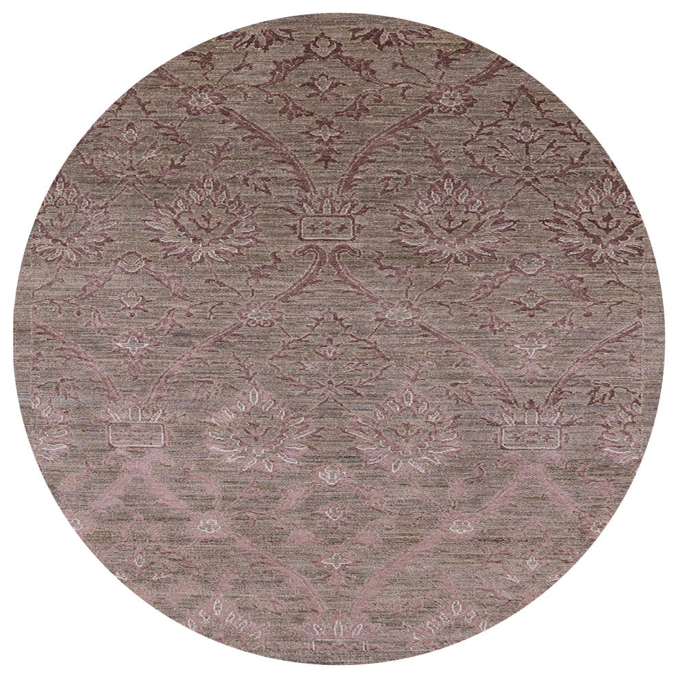 Ahgly Company Indoor Round Mid-Century Modern Area Rugs, 3' Round