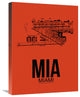 "MIA Miami Airport Orange" Fine Art Print