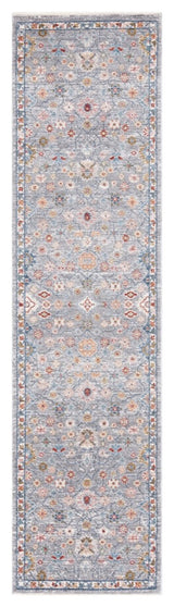 Safavieh Lauren Ralph Lauren Collection LRL1402 Rug, Grey/ Blue/Rust, 2'6"x4'
