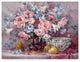 Barbara Mock ''Pears And Posies'' Canvas Art