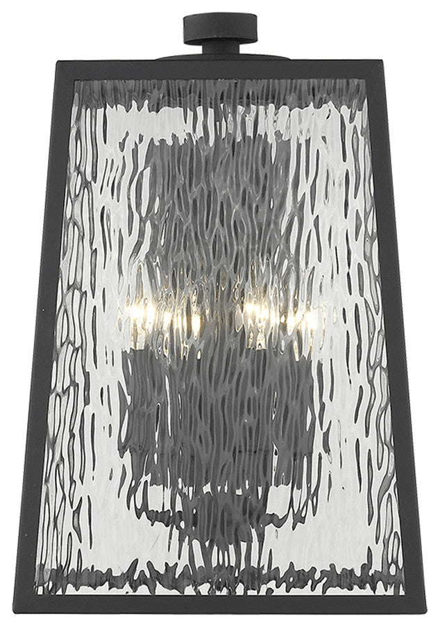Hirche 4-Light Matte Black Wall Light