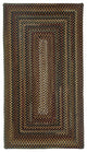 Capel Bangor Very Charcoal 0070_300 Braided Rugs - 27" X 9' Runner Concentric Re