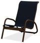 Gardenella Sling Stacking Poolside Chair, Textured Kona, Navy