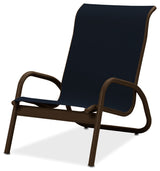 Gardenella Sling Stacking Poolside Chair, Textured Kona, Navy
