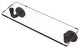 Remi 16" Glass Vanity Shelf with Beveled Edges, Antique Bronze