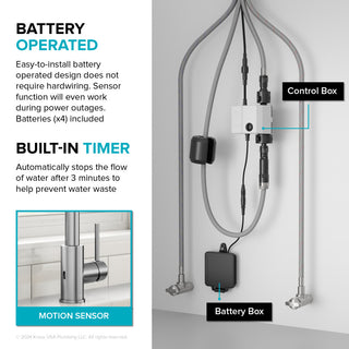 Bolden Sensor 2-Function Pull-Down 1-Handle Kitchen Faucet, Brushed Brass