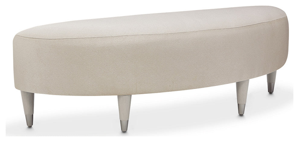 Eclipse Accent Bench - Ivory/Moonlight Gray