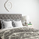 Deny Designs CityFabric Inc Paris White Duvet Cover - Lightweight