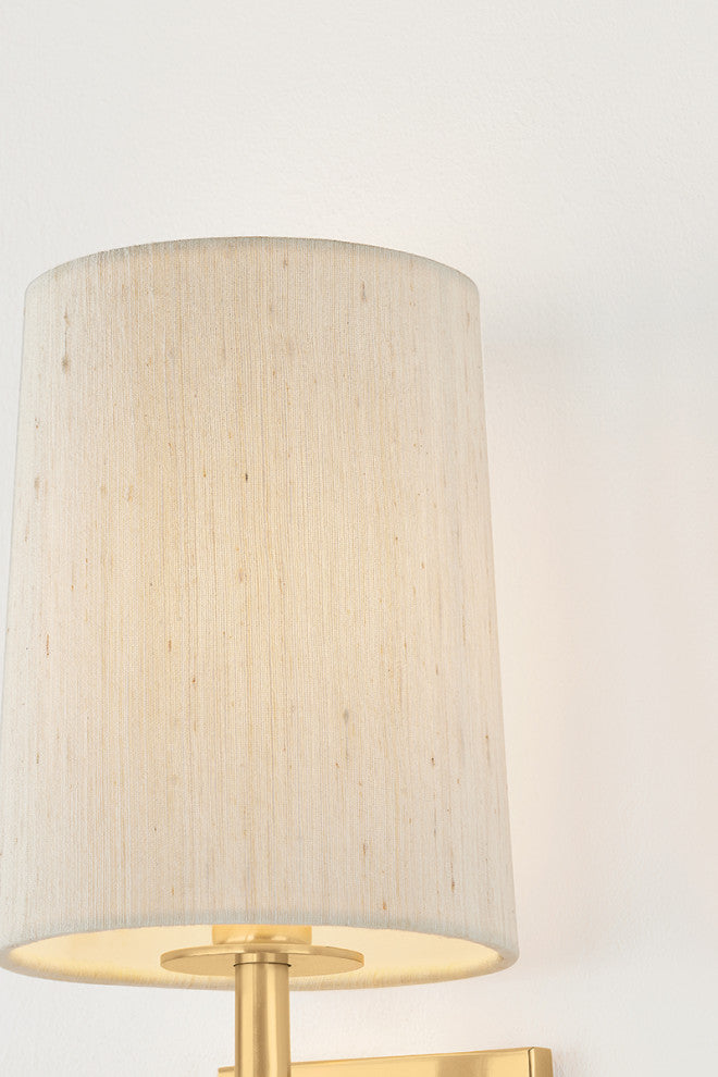 Hudson Valley Lighting Bridgeton Wall Sconce, Aged Brass